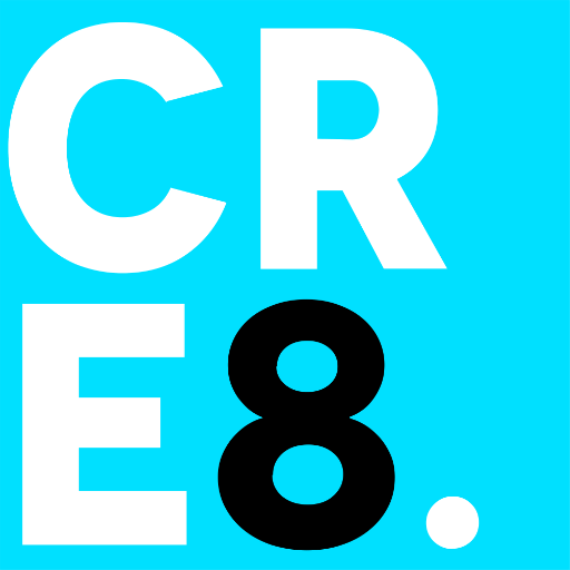 CRE8. logo